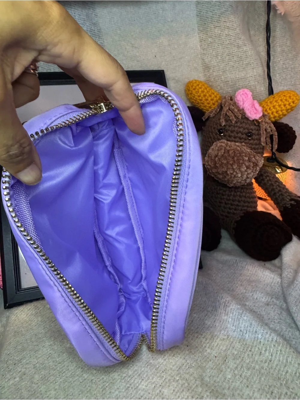 Lavender Women’s Cosmetic Pouch - Unbranded